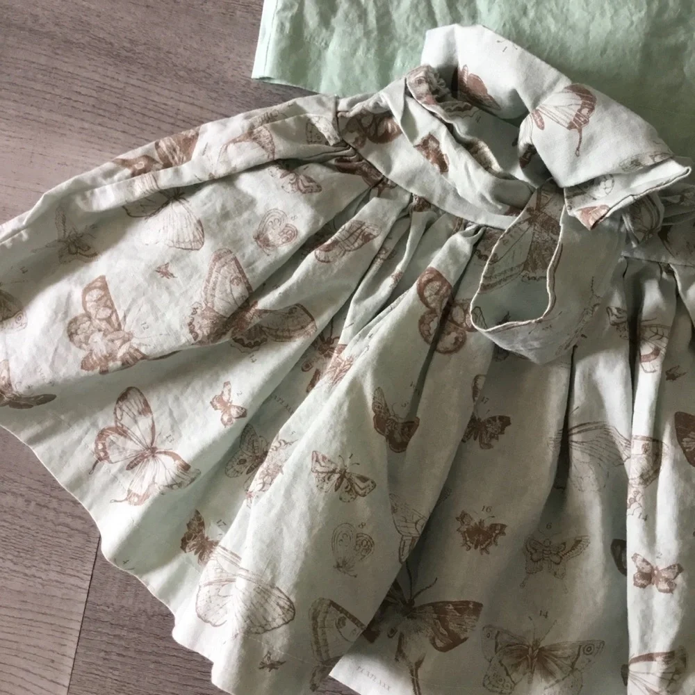 Fleur + Dot Mint Green Little Girls Skirt & Top Butterfly Size 3T